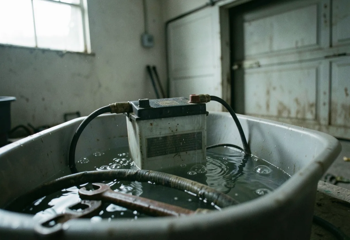 Car Battery Charging Bath
